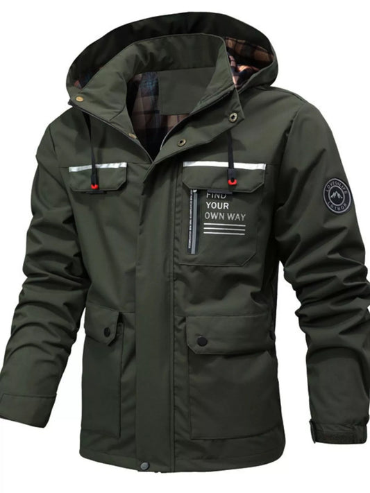 Big Waterproof Hooded Winter Parka Coat - OutfitLondon