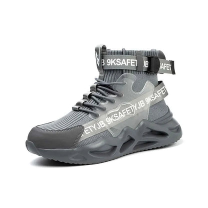 Men Work Boots Anti-puncture Safety Shoes Steel Toe Boots Slip Resistant Shoes