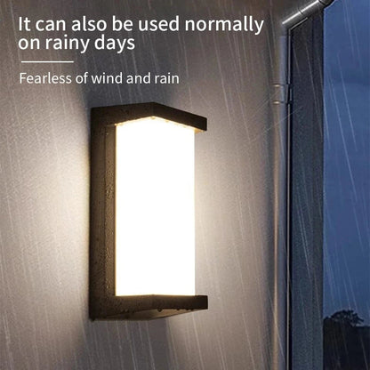 LED Outdoor Wall Light PIR Motion Sensor