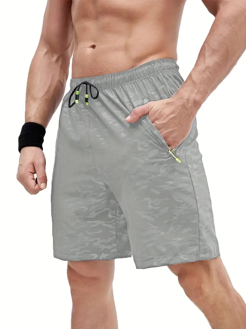Lightweight Athletic Shorts with Secure Pockets