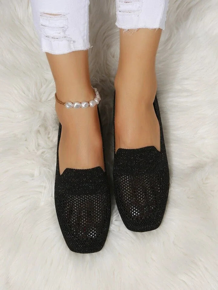 Step-In Elegance: Orthopedic Non-Slip Flat Shoes - Comfort Meets Style
