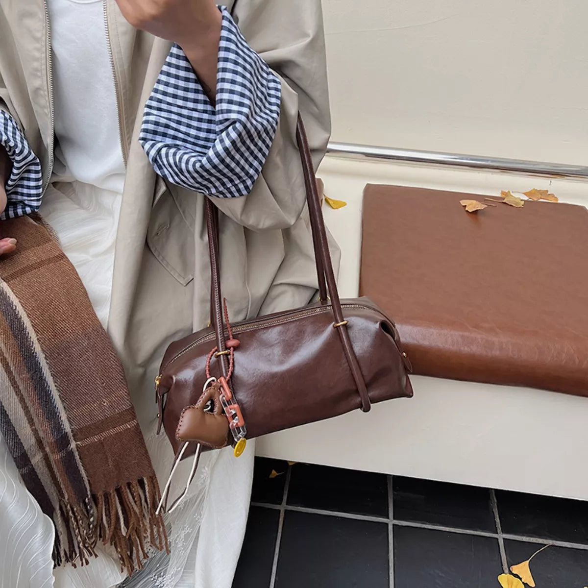 Genuine Small Leather Shoulder Bag for Ladies