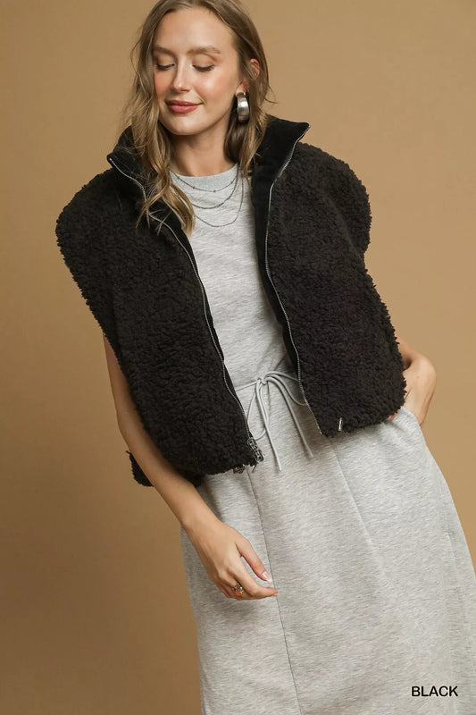 Cozy Thermal Women's Zipper Vest - OutfitLondon