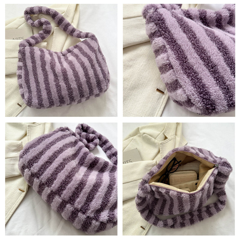 Women's Casual Plush Shoulder Bag