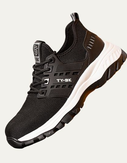 Breathable Men's Steel Toe Work Shoes