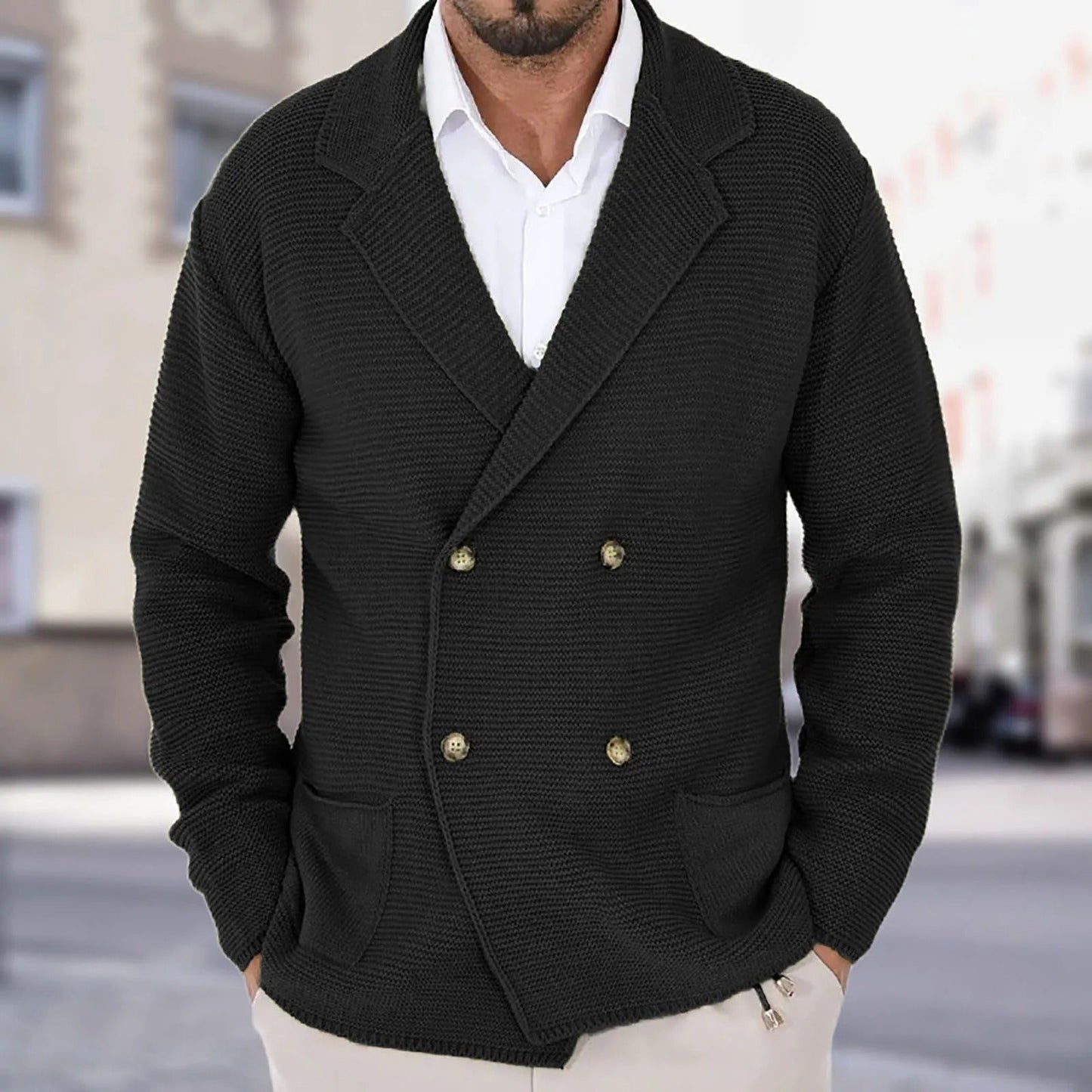 Traditional Men's Crew Neck Sweater