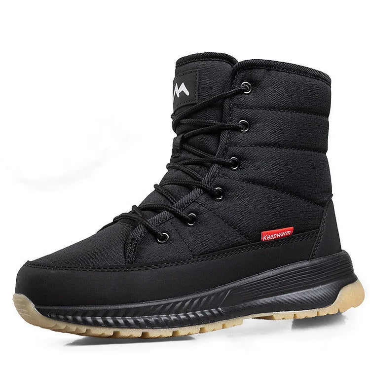 Warm Insulated Snow Boots with Laces