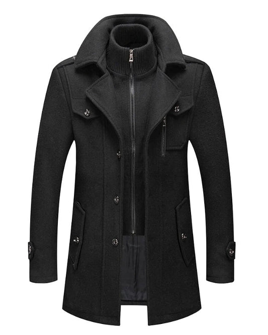 Men's Classic Double Closure Trench Coat