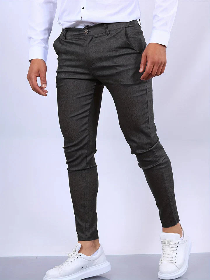 Flexible Fit Grey Jogger Pants