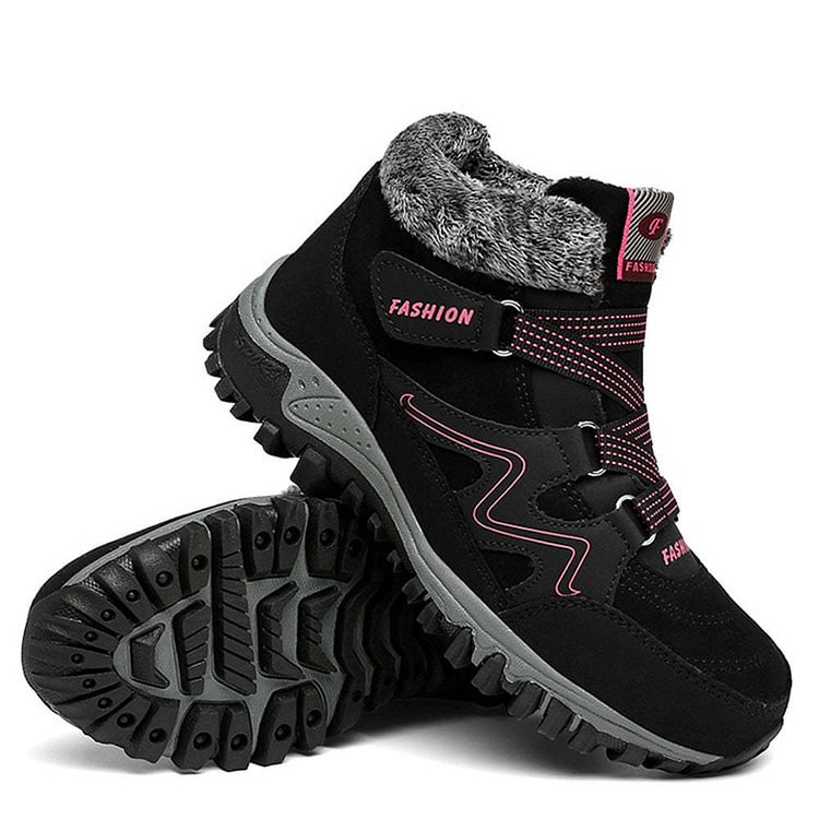 Orthopedic Shoes Anti-collision Velcro Hiking Ankle Sneakers Suede Outdoor