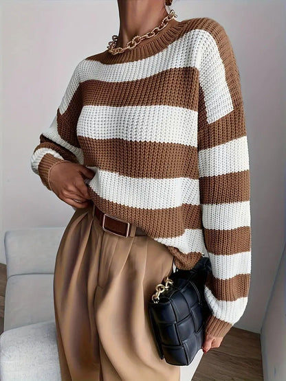Soft Women's Cable Knit Winter Sweater - OutfitLondon
