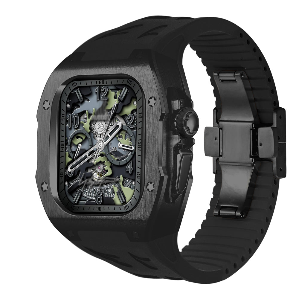 Slim Metal Cover & Flexible Rubber Strap for AW Ultra