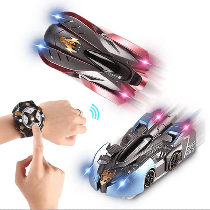 2.4G Anti Gravity Wall Climbing Watch RC Car Toy