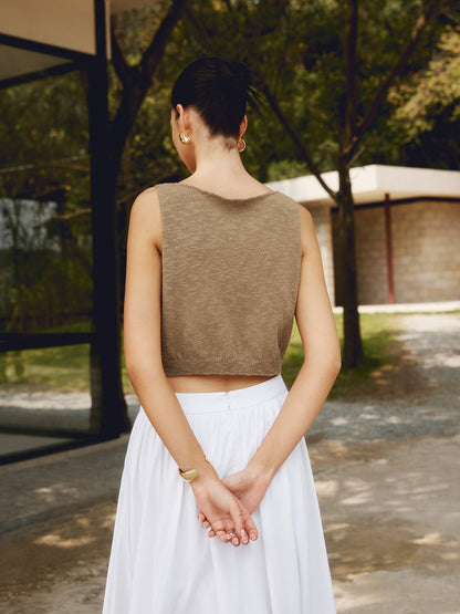 Delilah | Cropped Festival Outfit Tank Top