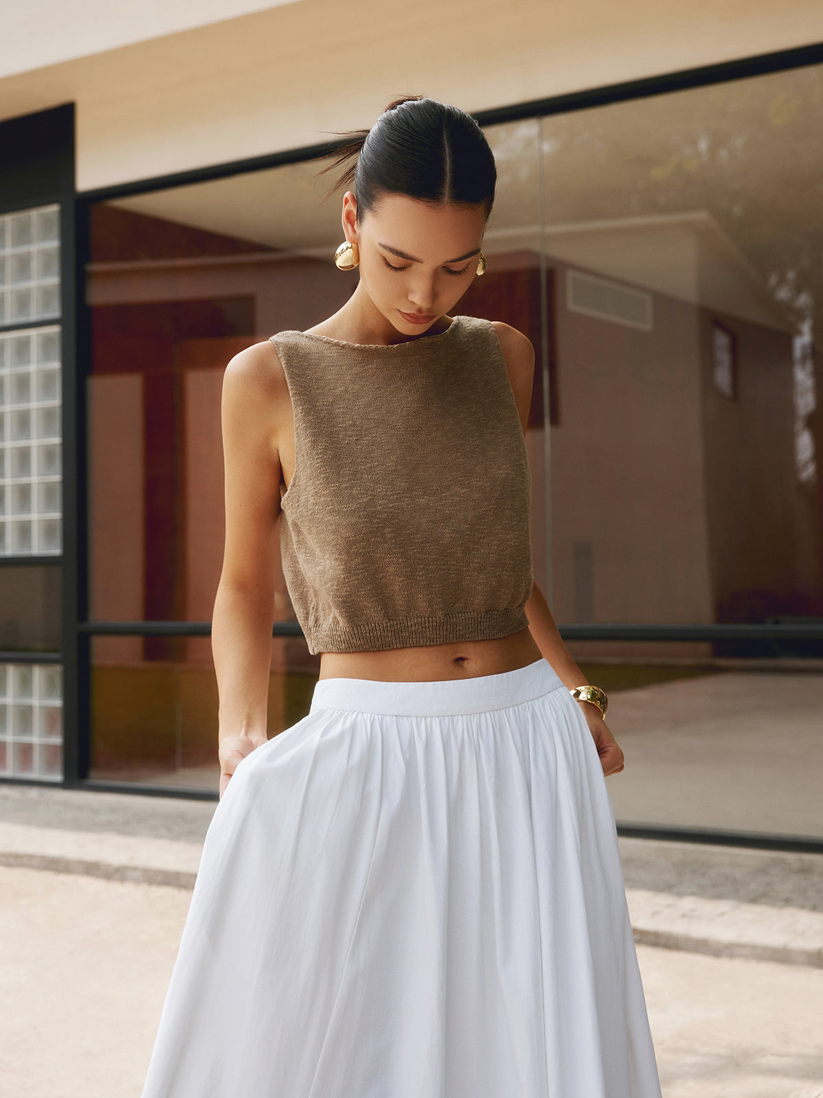 Summer Music Festival Crop Top Tank - OutfitLondon