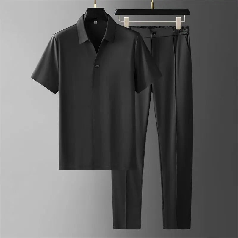 Relaxed Fit Shorts and Lightweight Tee Set - OutfitLondon