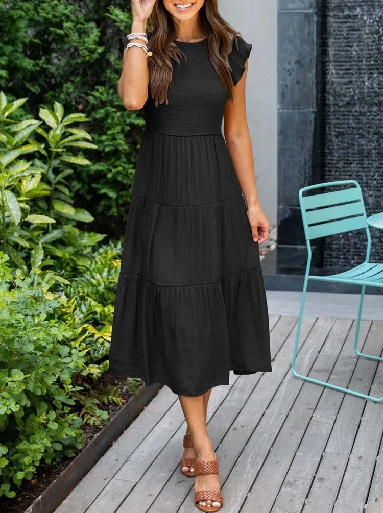 Beautiful Flowy Long Sleeve Dress