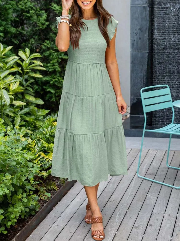Beautiful Flowy Long Sleeve Dress