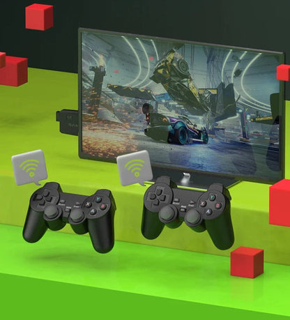 Classic Gaming System 64GB Bundle With 2 Pads