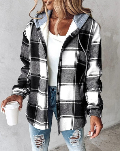Cozy Plaid Shirt Jacket for Everyday Wear