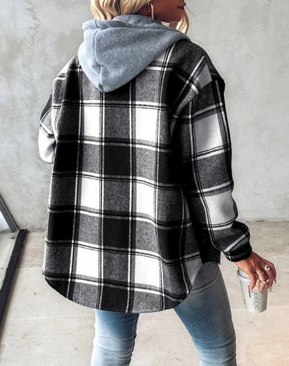Cozy Plaid Shirt Jacket for Everyday Wear