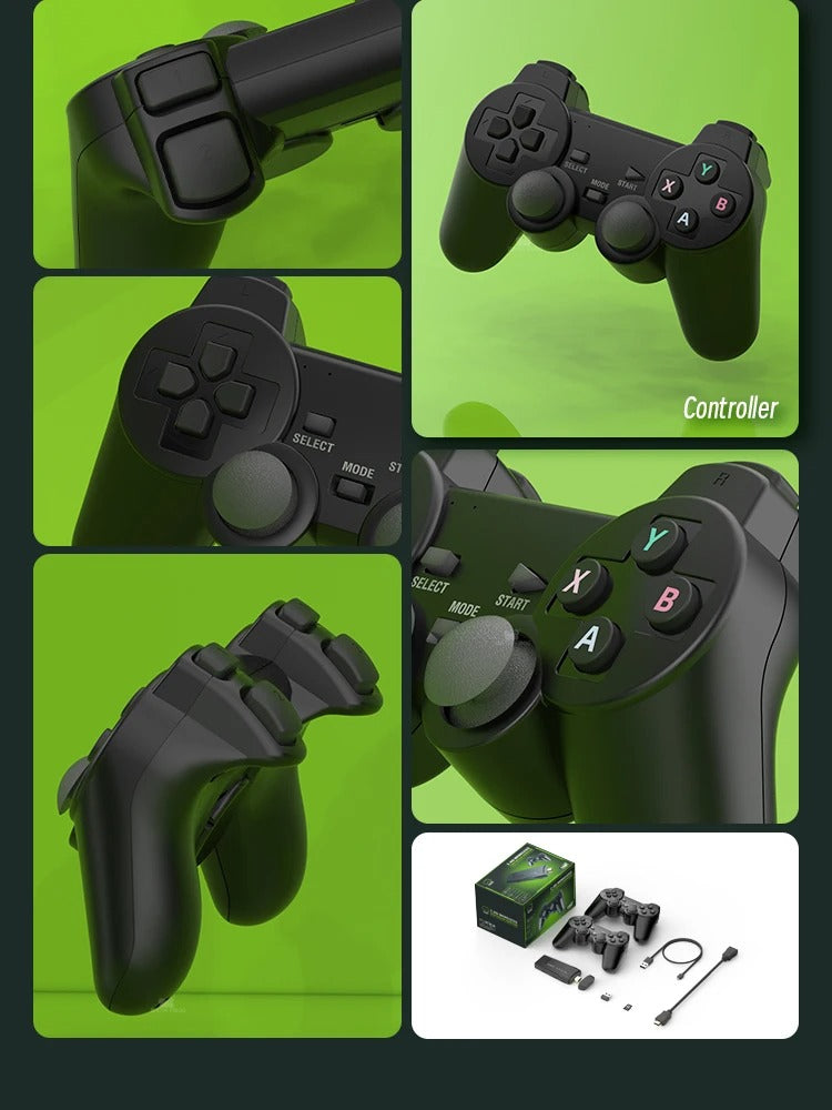 Classic Gaming System 64GB Bundle With 2 Pads