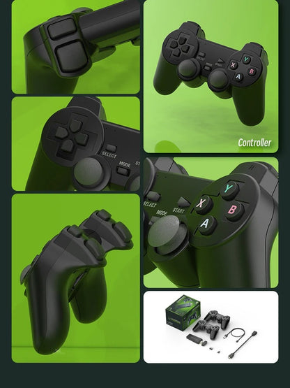 Classic Gaming System 64GB Bundle With 2 Pads