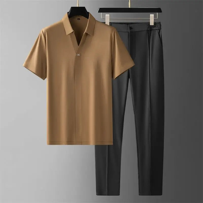 Relaxed Fit Shorts and Lightweight Tee Set