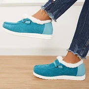 Women's Flat Slip-On Bootie Warm Lining Ankle Snow Boots