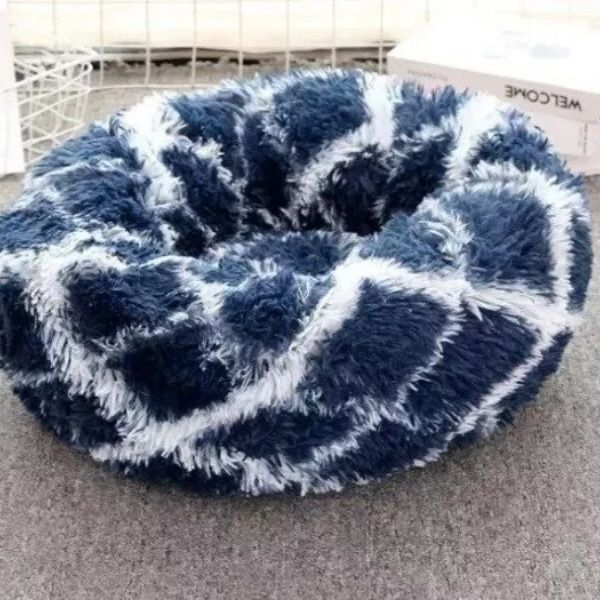 Calming Dog Bed - Comfy Dount Cat And Dog Bed & Anti Anxiety Pet Bed