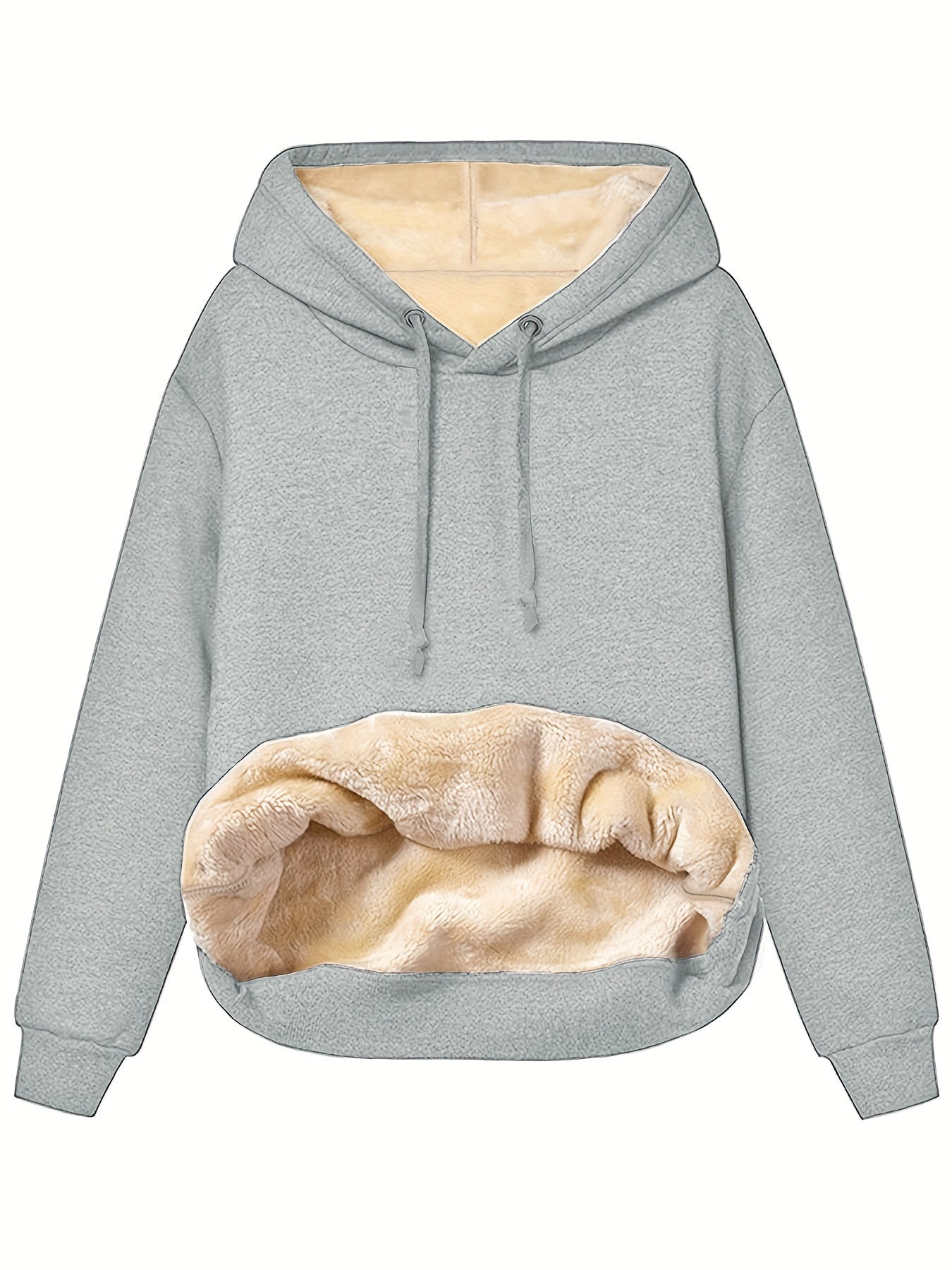 Cozy Ladies' Fleece Hoodie Sweatshirt - OutfitLondon