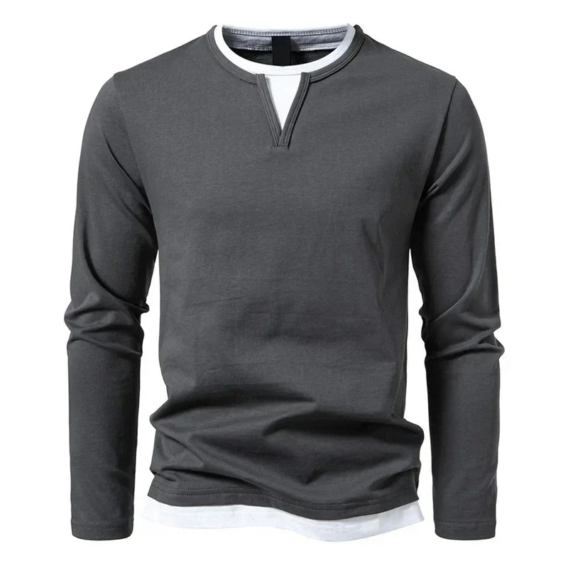 Casual Long Sleeve Diego Shirt - OutfitLondon