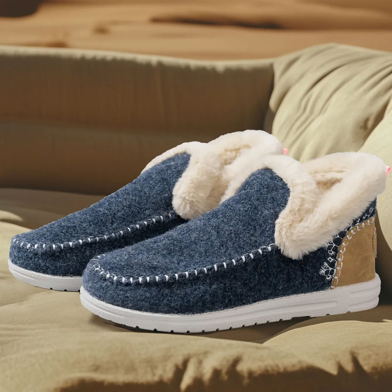 Orthopedic Winter Wool Snow Boots Cozy Winter Slipper