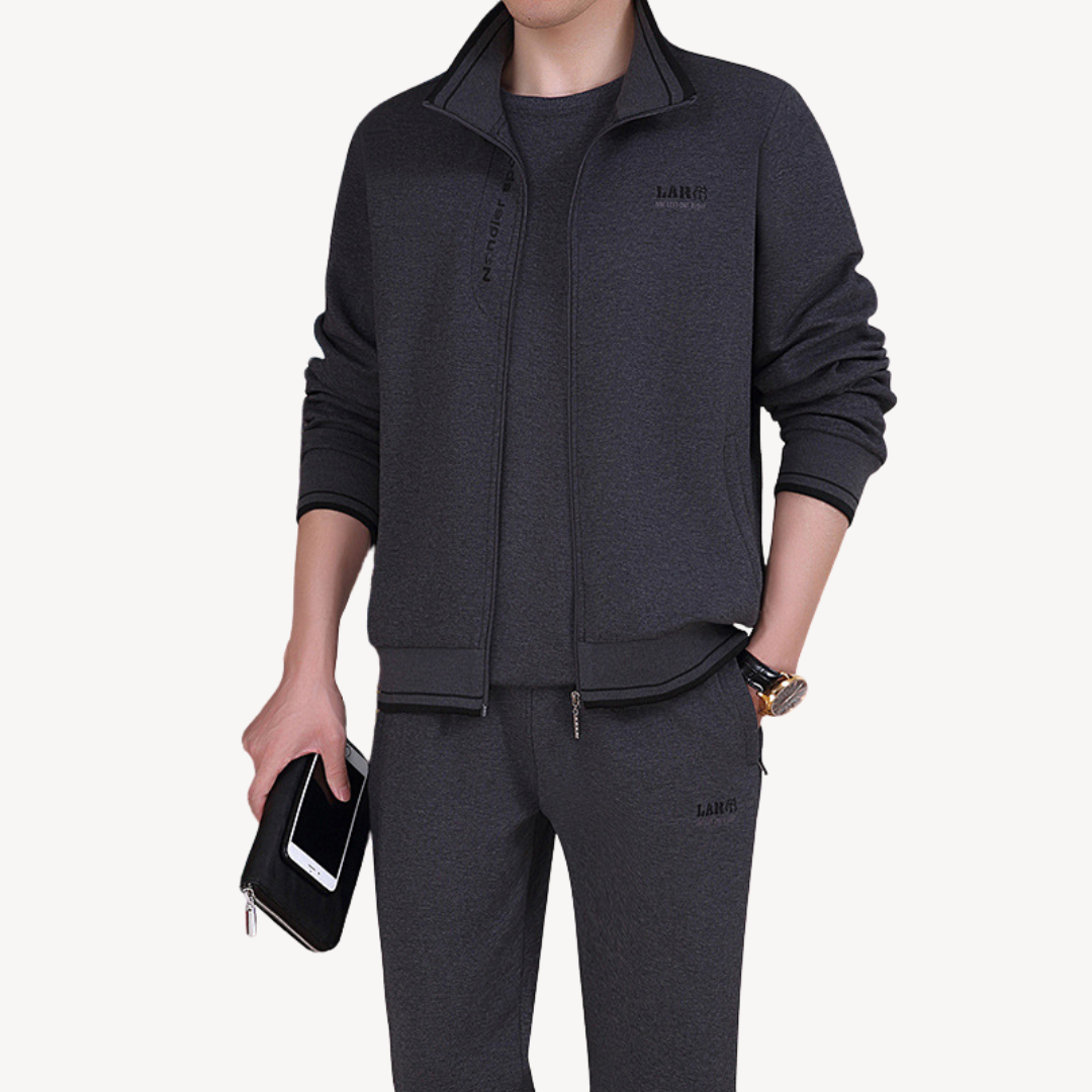 Men's Athletic Zip Up Suit
