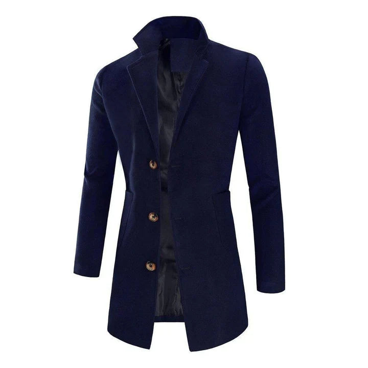 Fit Long Mens Winter Coat by Meksi