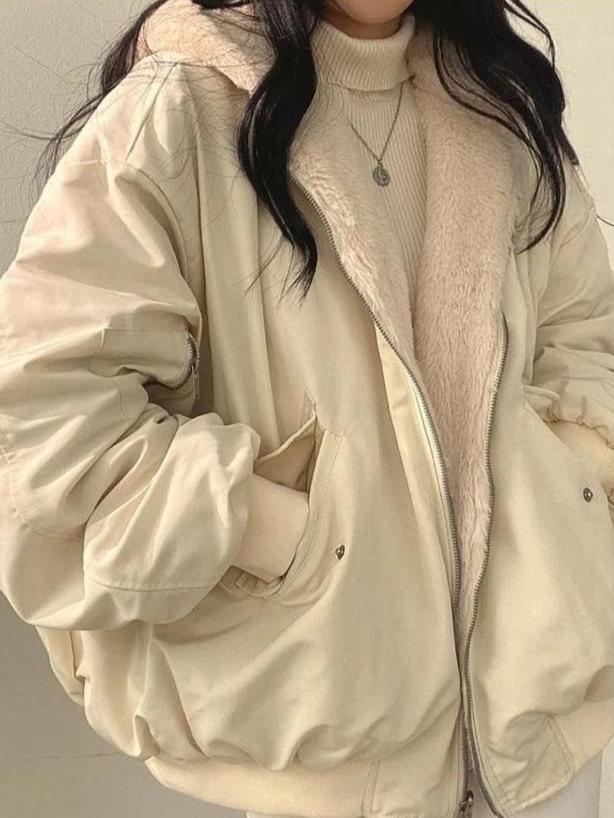 Women's Loose Fit Coat Jacket