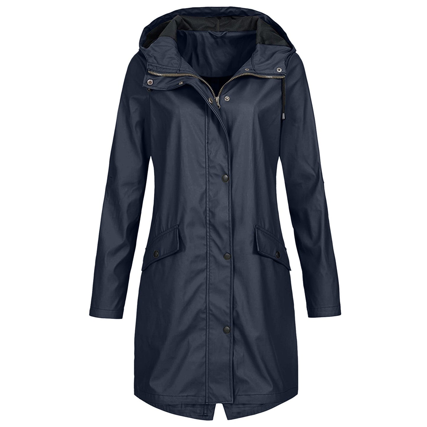 Ladies' Relaxed Fit Hoodie Coat - OutfitLondon