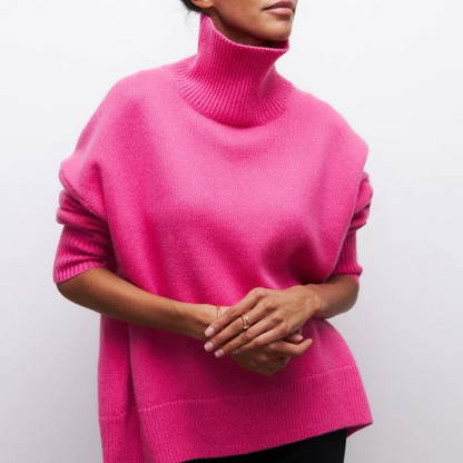 Warm Big Fuzzy Knit Sweater