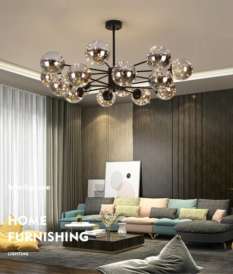Luxury Crystal Hanging Light Chandelier Fixture - OutfitLondon