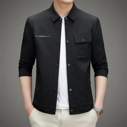 Timeless Mens Button Down Shirt Jacket