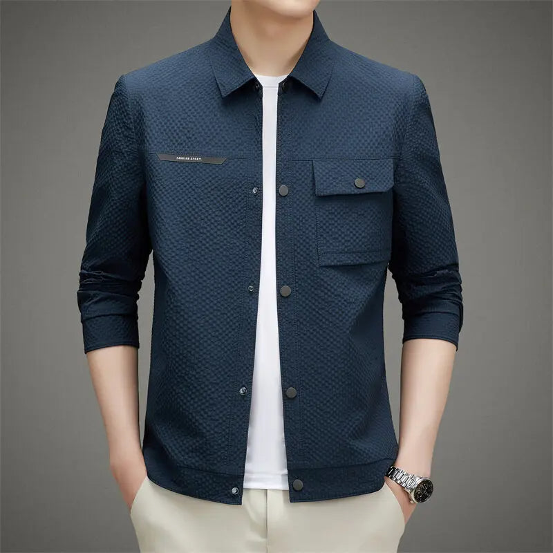 Timeless Mens Button Down Shirt Jacket