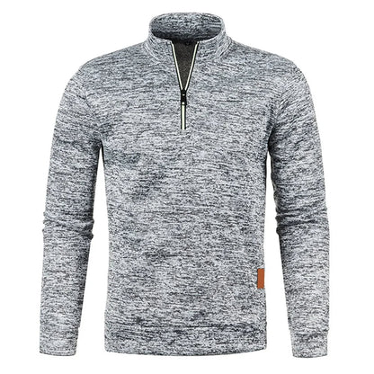 Warm Fleece Half Zip Mens Sweatshirt