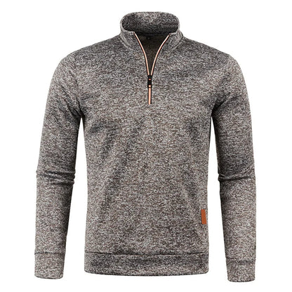 Warm Fleece Half Zip Mens Sweatshirt