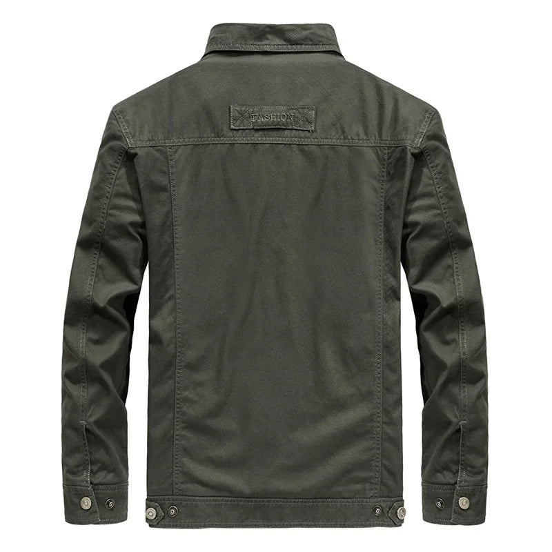 Rugged Outdoor Cargo Jacket For Men