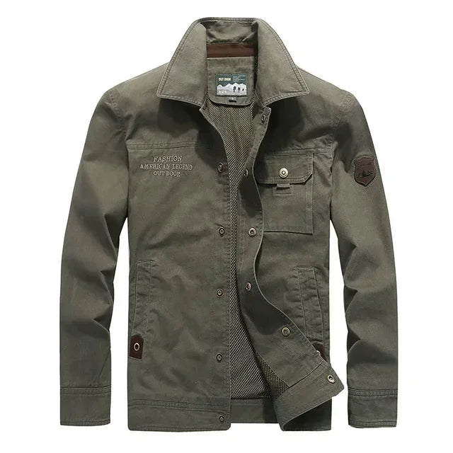 Rugged Outdoor Cargo Jacket For Men