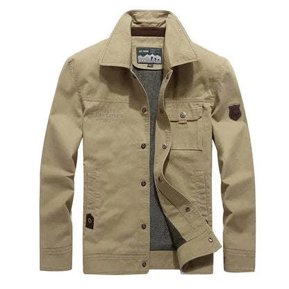 Rugged Outdoor Cargo Jacket For Men