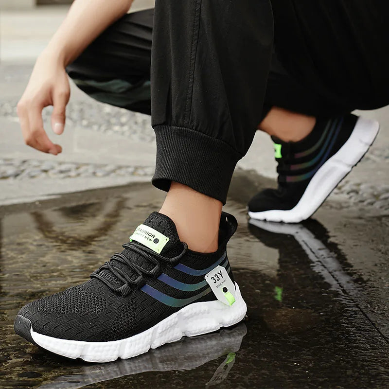 Comfortable Men's Running Shoes for Flat Feet Support