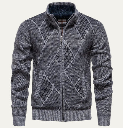 Warm Men's Fleece Zip Up Jacket