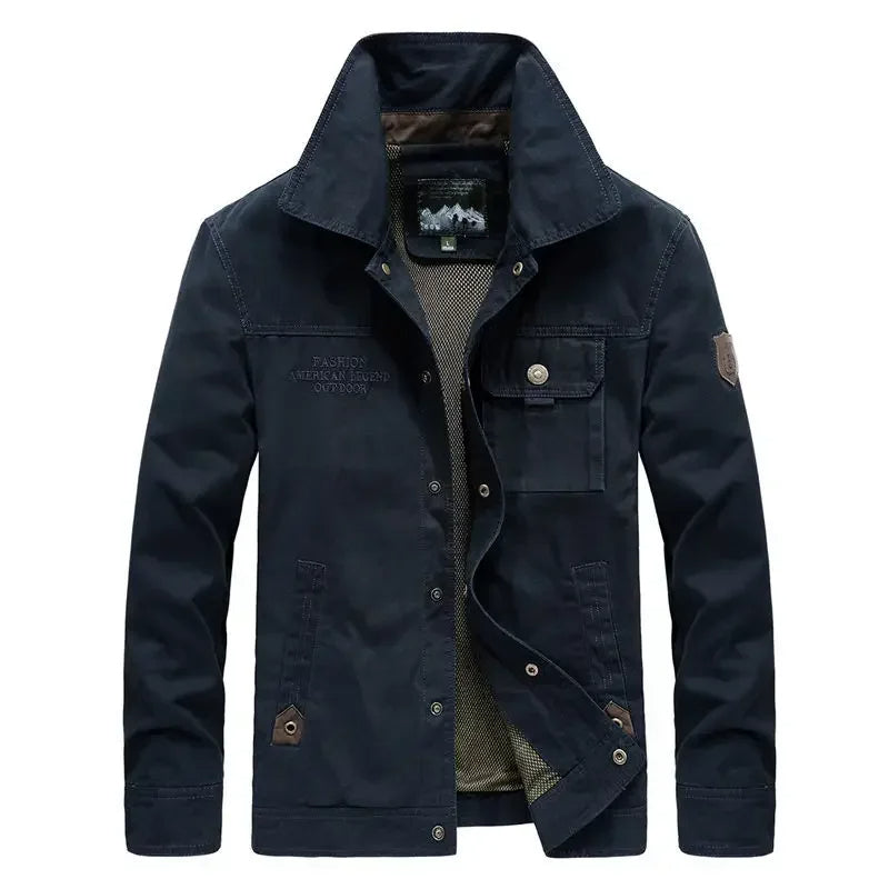 Rugged Outdoor Cargo Jacket For Men