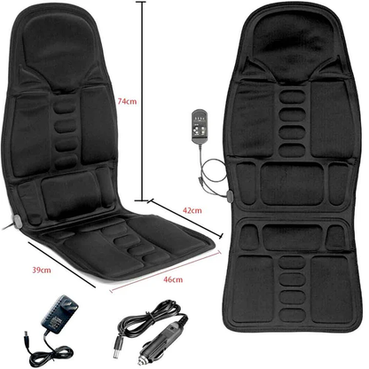 Relaxing Heated Massage Seat Cushion With Neck Support